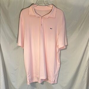 Vineyard Vines Men's Pink Polo Shirt